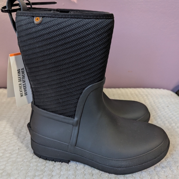 BOGS Crandall II Mid Zip Women's Winter Boots Black Waterproof Outdoor - Picture 8 of 9